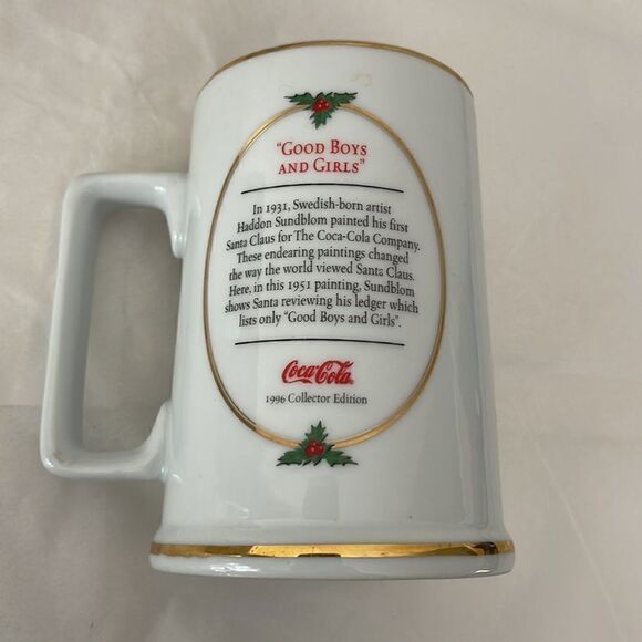 Vintage Coca-Cola Christmas Mug  - Picture 3 of 10